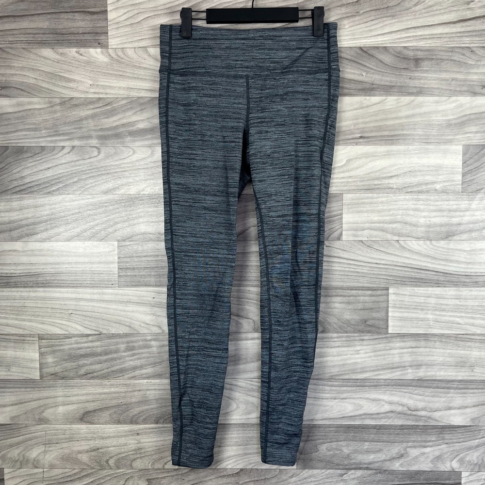Athleta Leggings Women Medium Heather Gray Stretch Athleisure Gym Pull-On Casual